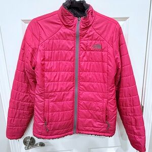 The North Face Women's Vibrant Pink Puffer Jacket